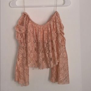 Flouncy off the shoulder top